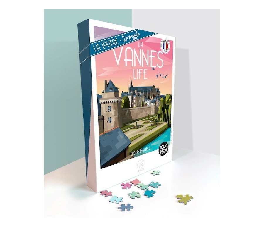 Puzzle 1000p - Vannes : Les Remparts