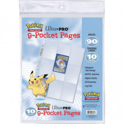 POKEMON - PAQUET 10 FEUILLES CLASSEUR