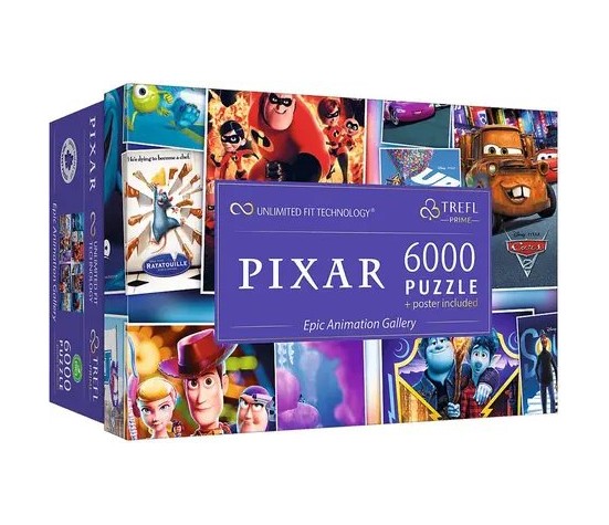 Puzzle 6000p - Pixar Epic Animation Gallery