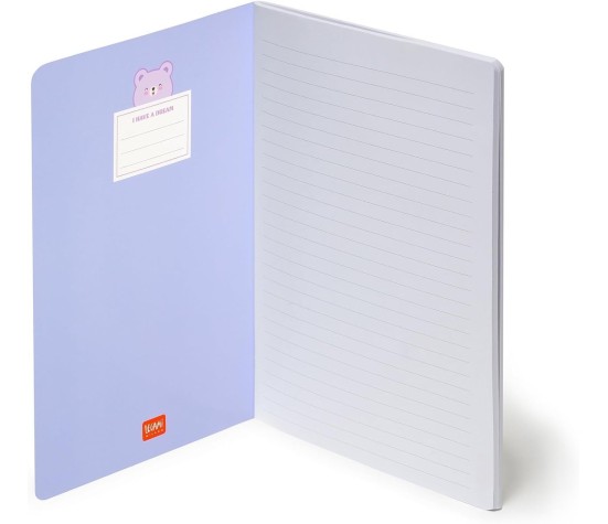 Cahier Ligné - Violet - Ours