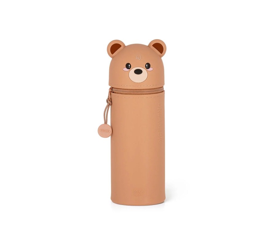 KAWAII - TROUSSE EN SILICONE 2- EN-1 - TEDDY BEAR