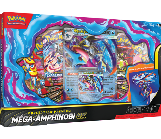 POKEMON - Coffret Premium Méga‑Amphinobi‑ex