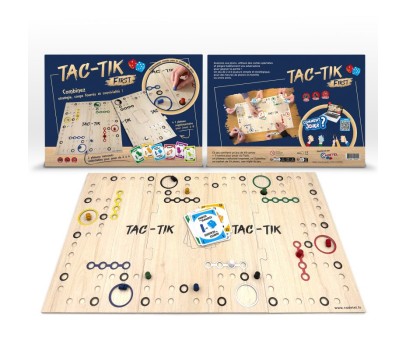 Tac-Tik 4-6 Joueurs - Plateau Cartonné