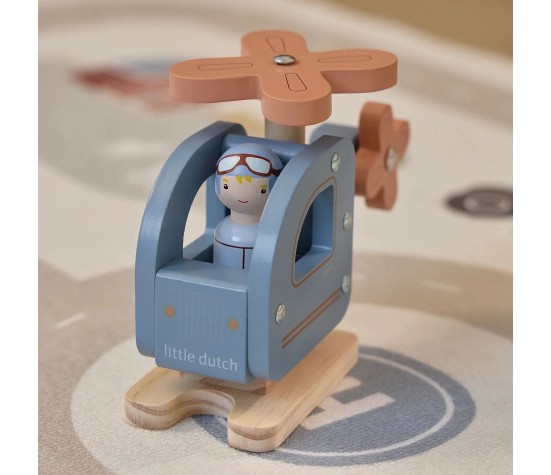 Hélicoptère avec figurine