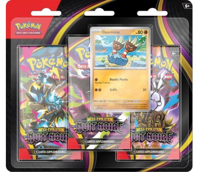 POKEMON - ME05 Nuit Noire - Pack 3 Boosters