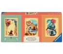 Puzzle 100P x 3 - Chat, Panda Roux et Dragon Ukyio-E