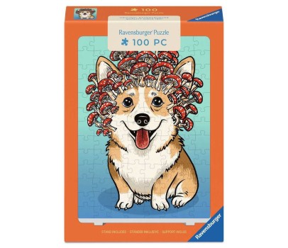 Puzzle 100P - Corgi Forestier