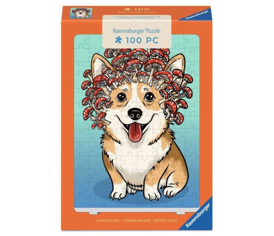 Puzzle 100P - Corgi Forestier