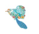 Puzzle 40p - Puzzle Contour Paon