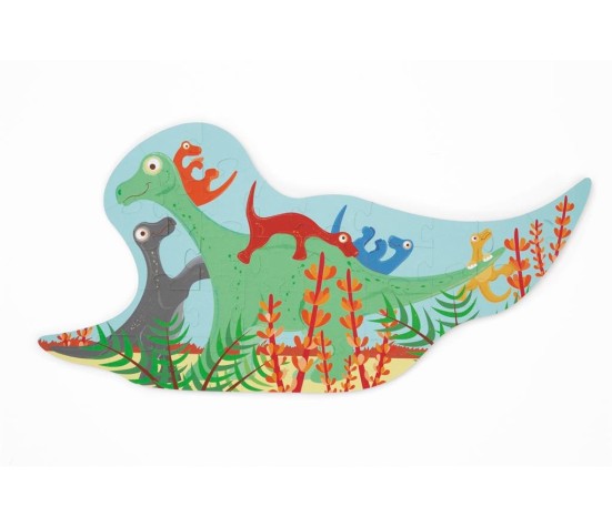 Puzzle 30p - Puzzle Contour Dinos