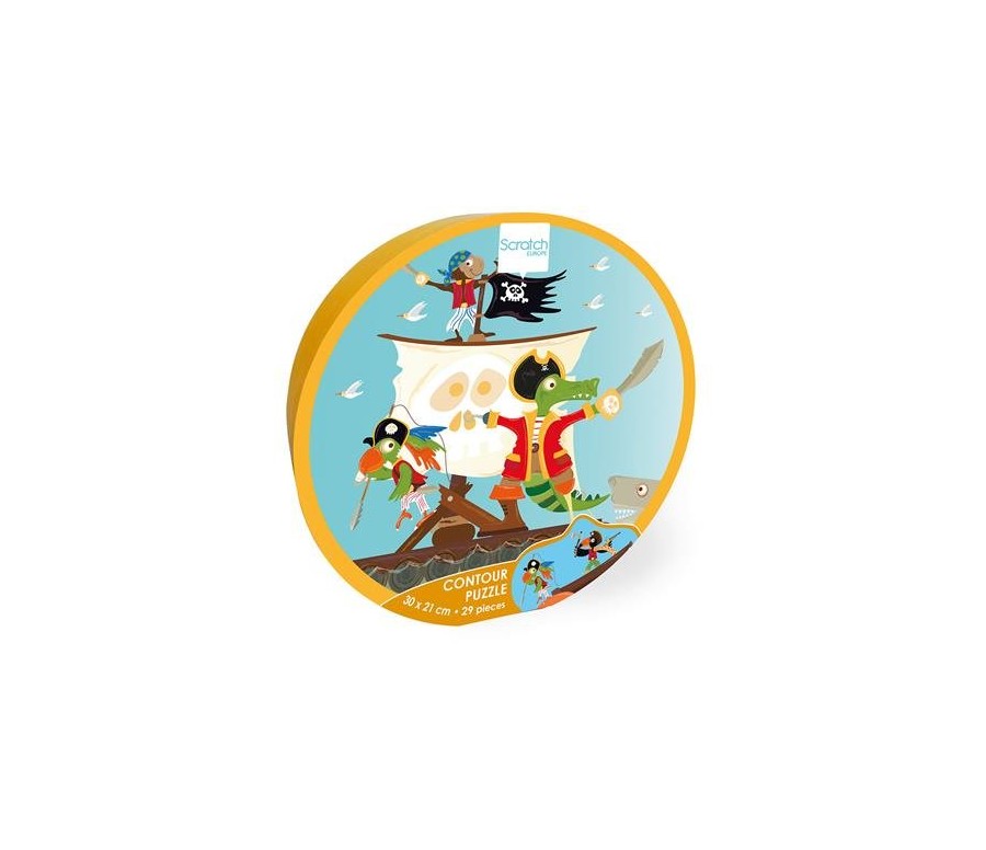 Puzzle 29p - Puzzle Contour Pirates