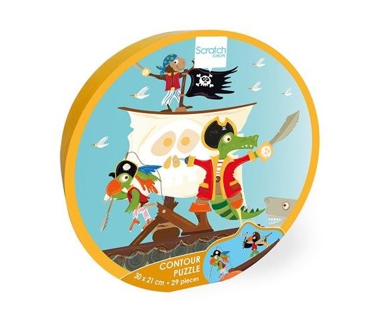 Puzzle 29p - Puzzle Contour Pirates