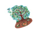 Puzzle 58p - Puzzle Contour Arbre Oiseaux