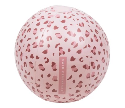 Ballon de Plage - Léopard Vieux Rose 51cm