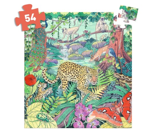 Puzzle 54p - Jungle indienne - FSC MIX