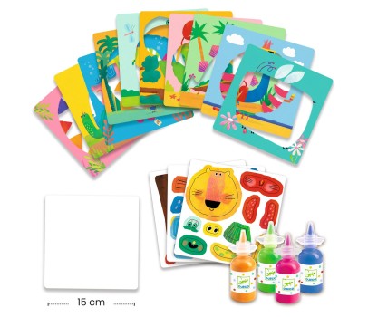Peinture à Doigts - Peinture à doigt - Animaux foufous- FSC MIX