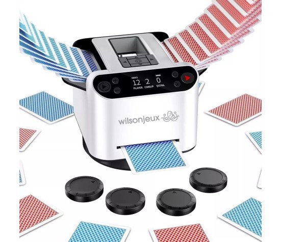 Mélangeur-Distributeur de Cartes Automatique Rechargeable