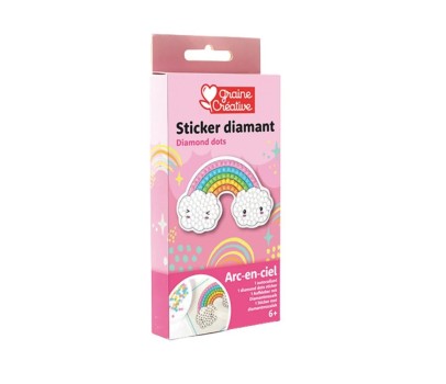 Sticker Diamant - Arc-en-Ciel
