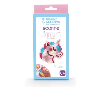 Sticker Diamant - Licorne