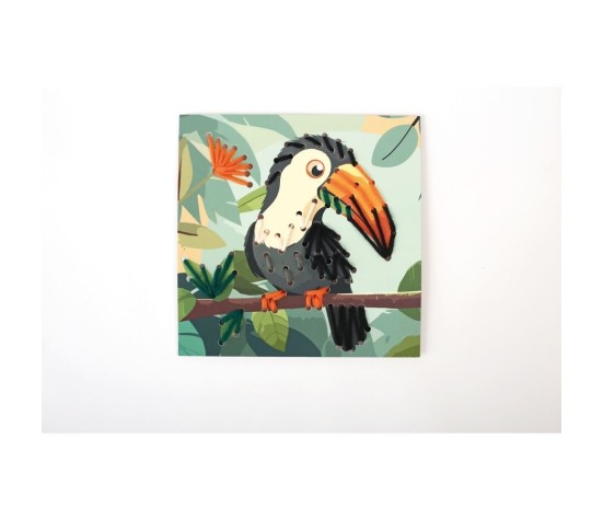 Carte à Broder - Jungle